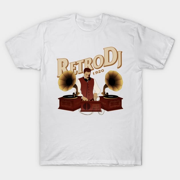 DJ Retro T-Shirt by LaInspiratriz